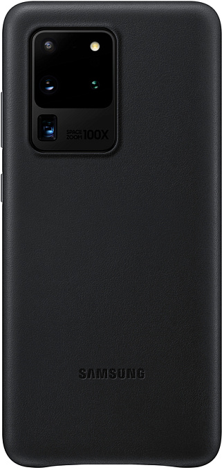 Товар Leather Cover для Samsung Galaxy S20 Ultra (черный)